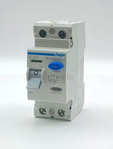 Hager CD 281Z Earth Leakage Circuit Breaker