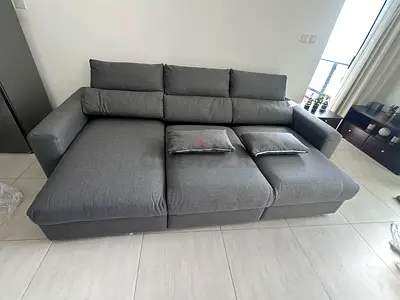Eskilstuna L shape sofa bed