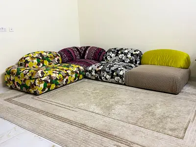 ( Roche Bobois ) ANAGRAMME – Iconic Modular Masterpiece in Couture Design