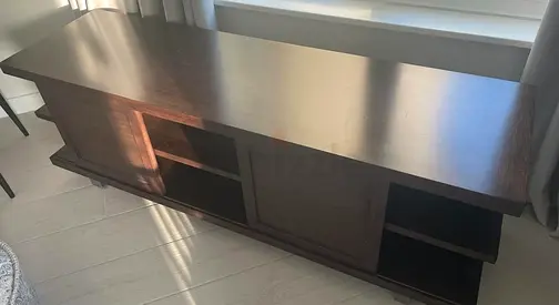 Stylish Wooden TV Stand Crate and Barrel