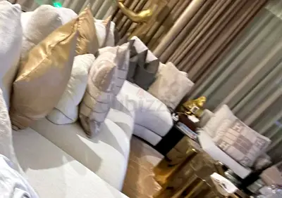 Chattels and more stone corner sofa _61000 aed retail,