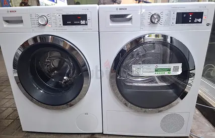 Bosch Series 8 Model Washer and Dryer Separate Set 9kg  Wifi Connected