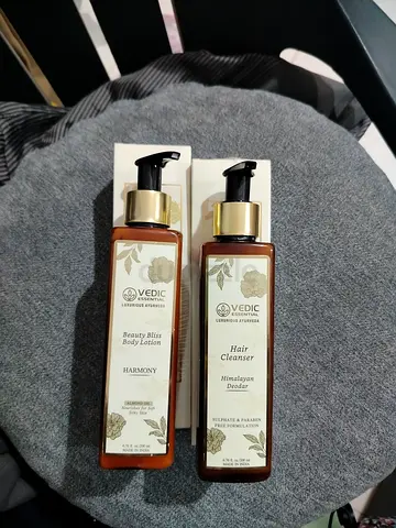 Vedic essentials 2 pack unopened shampoo and lotion