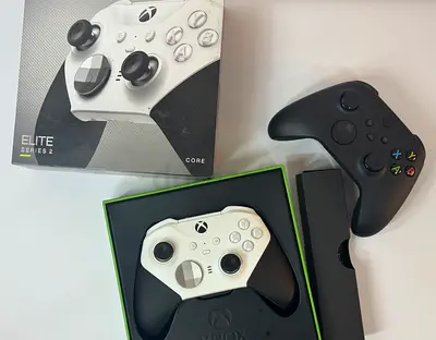 Xbox Controllers Bundle Elite Series 2 Core + Xbox One X/S black