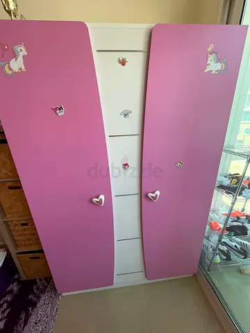 Cute Pink Unicorn Wardrobe for Kids