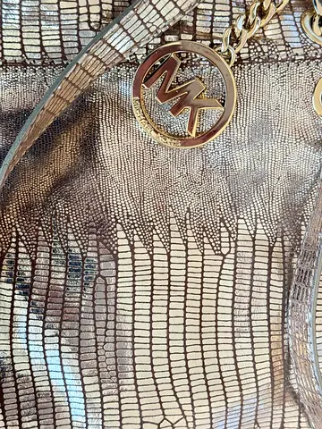 Michael Kors Crocodile Print Handbag