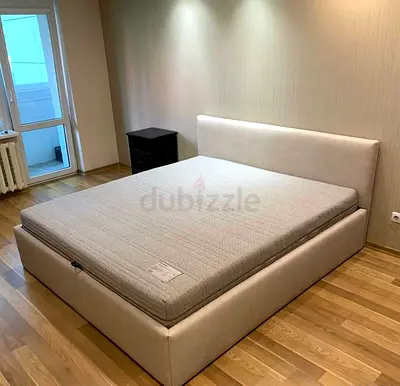 Brand New Modern Upholstered Bed with Mattress