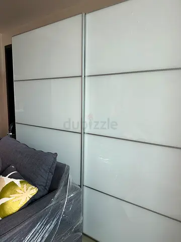 Stylish Modern Glass Wardrobe Ikea