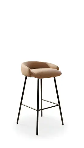 Stylish Bar Stool with Comfortable Backrest