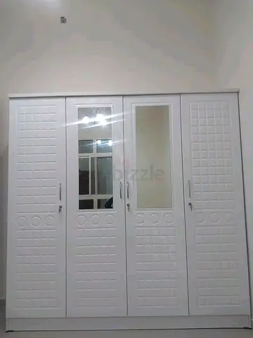 Stylish modern 4door wardrobe with mirror available