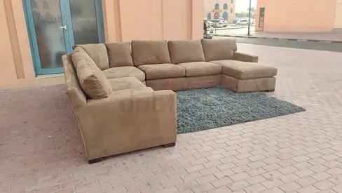 Premium Quality CrateBarrel Axis U Shape Sofa