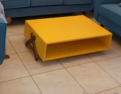 Coffee table yellow