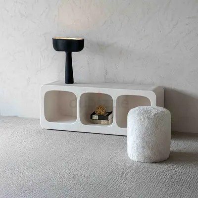 Urban Sculpt Floating Entertainment Unit in Custom MDF Painted