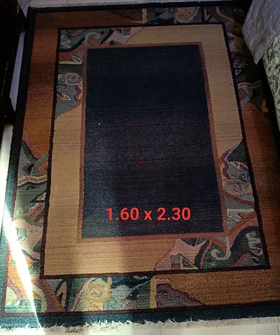 Elegant Abstract Area Rug 1.60 x 2.30 and 1.4 x 1.85 both for 70 dirhams only