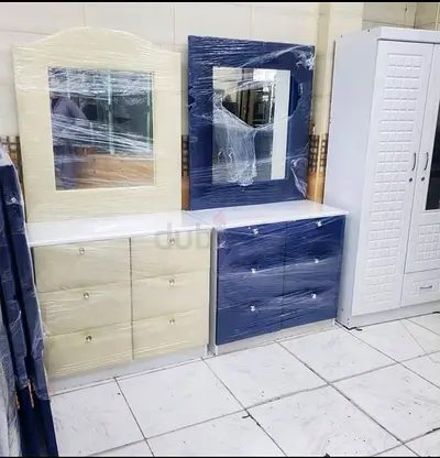 Modern Rectangular Furniture Set with Mirrors