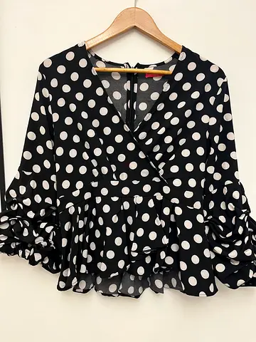 Splash Stylish Polka Dot Blouse