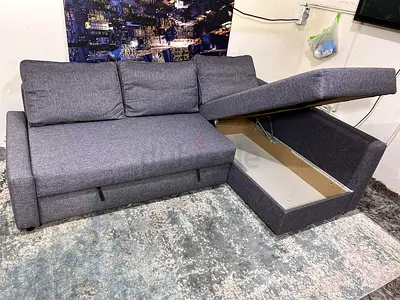 Almost brand new Condition IKEÀ L Shape Sofa bed with storage