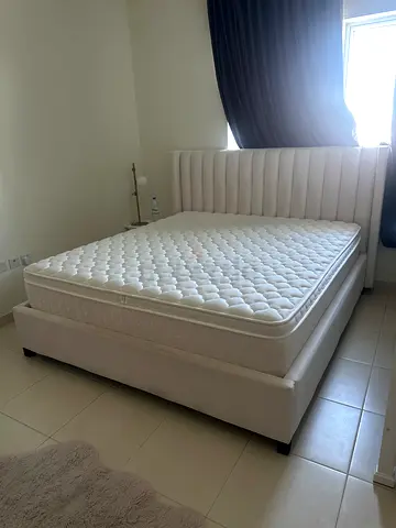 Queen Size Mattress with Bed Frame