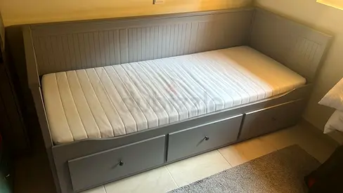 Ikea Day bed with two mettreses available in perfect condition