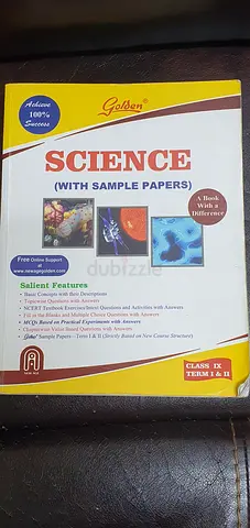 Science Textbook with Sample Papers