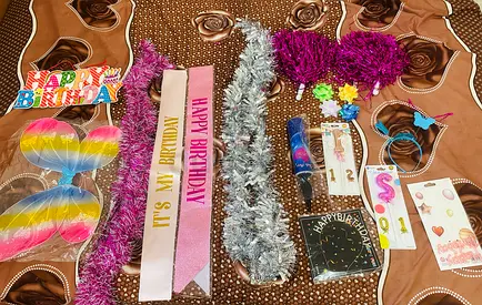 Birthday decorations ( Must go today)