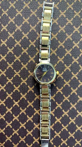 KDs Watches Elegant Womens Watch with Gold Accents