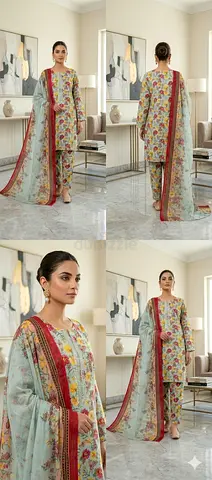 Elegant Floral Traditional Outfit