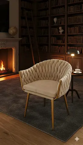 Elegant Modern Velvet Armchair for Cozy Spaces