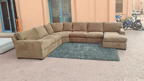 Perfect Condition CrateBarrel Axis U Shape Sofa