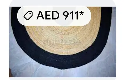 LARGE BOHO JUTE RUG 250 CMS