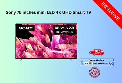 Sony 75 Inch Mini LED QLED 4K Ultra HD TV-FREE Delivery-Warranty