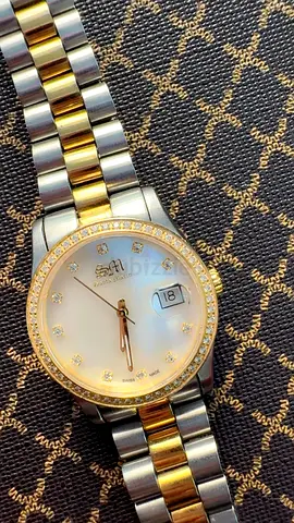 Santa Marin Elegant Silver and Gold Watch