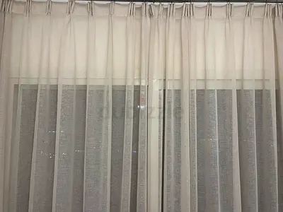 BRAND NEW Lightweight Sheer light beige Curtains