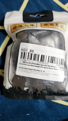 KG1 BK Sports Performance earbuds headphones earphones