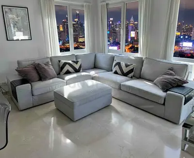 Premium Fabric Sofa Set Soft-touch upholstery with a strong solid frame structure. Wide seating spa