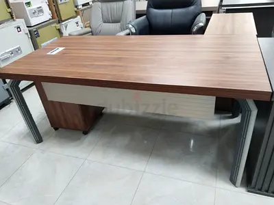 Spacious Wooden Office Desk