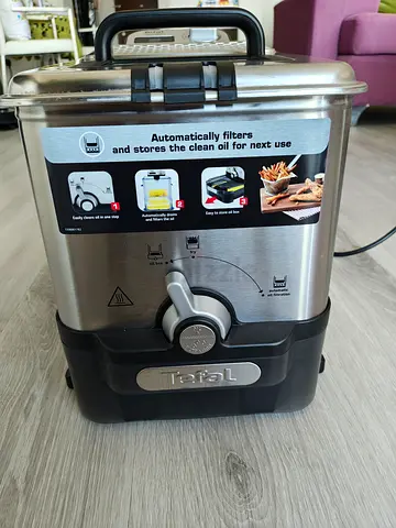 Tefal Oleoclean Pro Deep Fryer 3.5L 2300 Watt, FR8058G0 Stainless Steel