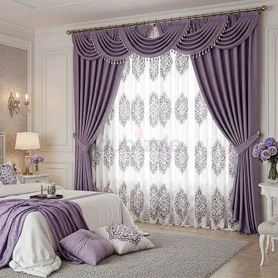 Elegant Purple Curtains