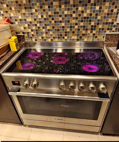 Bosch series 8 cooking range 5 hubs electric ceramic stove