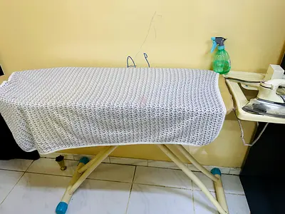 Ironing board foldable