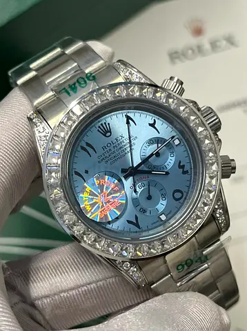 Stylish Rolex Daytona with Ice Stones Accents