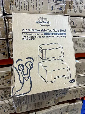 2-in-1 Removable Two Step Stool for Toddlers