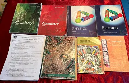 Grd11cbse science PCB with english text book for sale