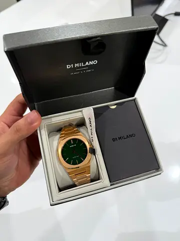 D1 Milano special - Rose gold and Green dail AL AIN