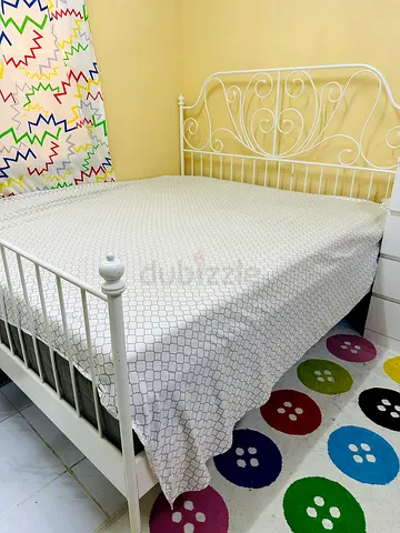 Ikea bed frame , matress, pad