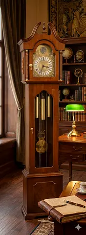 Antique mechanical Grandfather Clock German