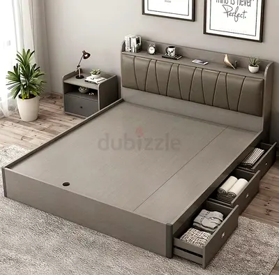 Brand New Stylish Modern Bed with Storage Drawers
