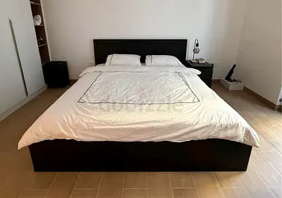 Ikea Queen size bed with mattress available in perfect condition