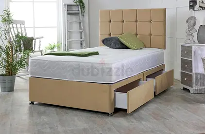 Stylish and Functional Bed with Storage