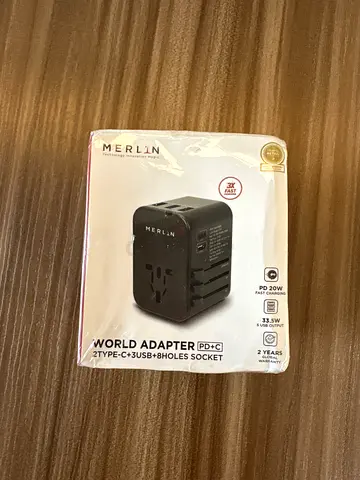 Merlin World Travel Adapter